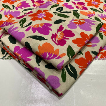 Bareeze Linen Unstich 2pcs